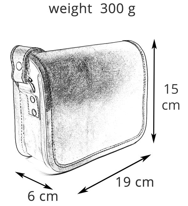Malá kožená crossbody taštička - Little Companion