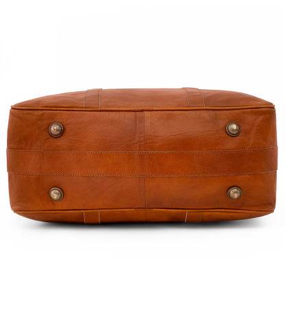 Kožená cestovní brašna 2v1 na notebook i na víkend - Lonely Nomad