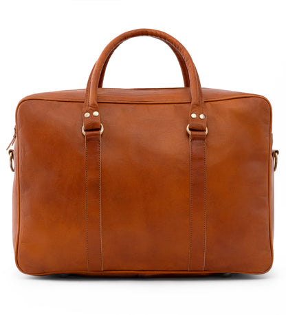 Kožená cestovní brašna 2v1 na notebook i na víkend - Lonely Nomad
