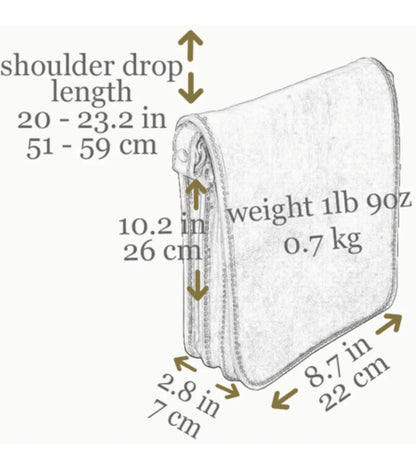 Malá kožená crossbody taška - On The Road