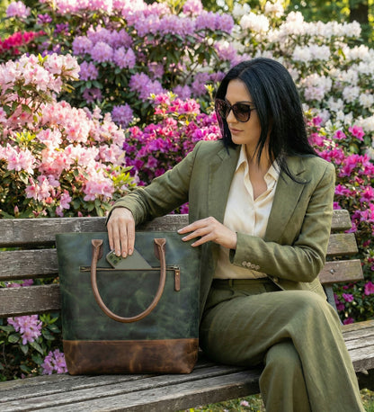 Shopperka z prémiové bůvolí kůže - Noble Carry