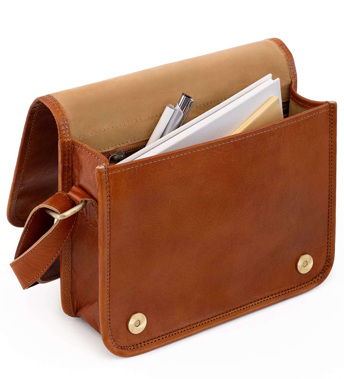 Kožená crossbody taška malá - Pocket Prophecy