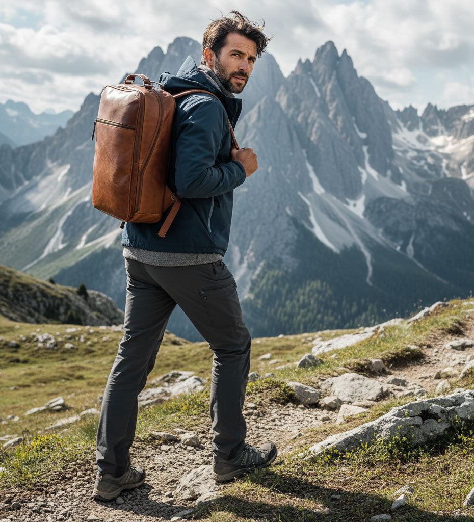 Inspirace pro Vás - Kožený business batoh - Pure Authority