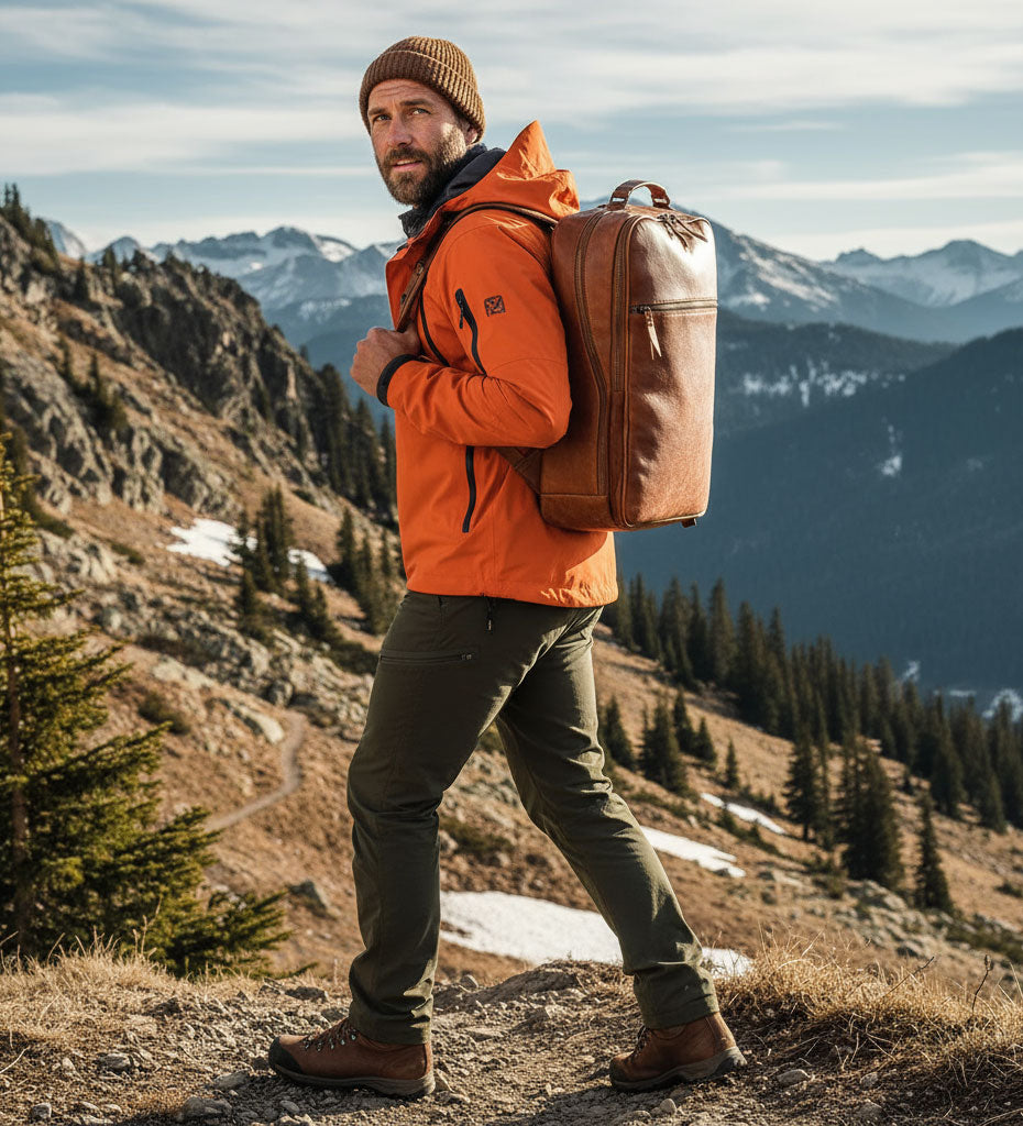 Kožený business batoh - Pure Authority