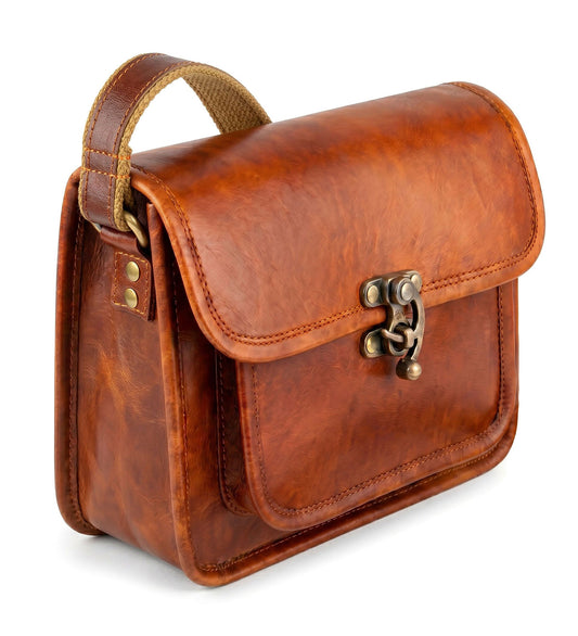 Crossbody kabelka z pravé kůže - Retro Alley
