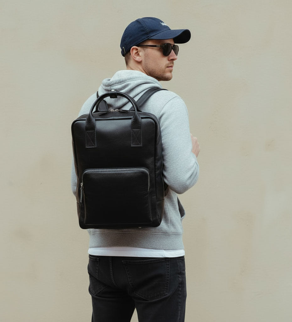 Inspirace pro Vás - Cestovní kožený batoh - Roads Memories