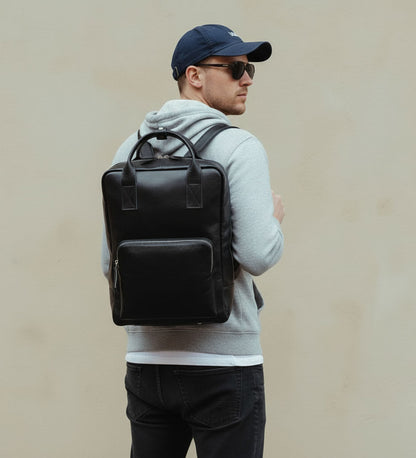 Cestovní kožený batoh - Roads Memories