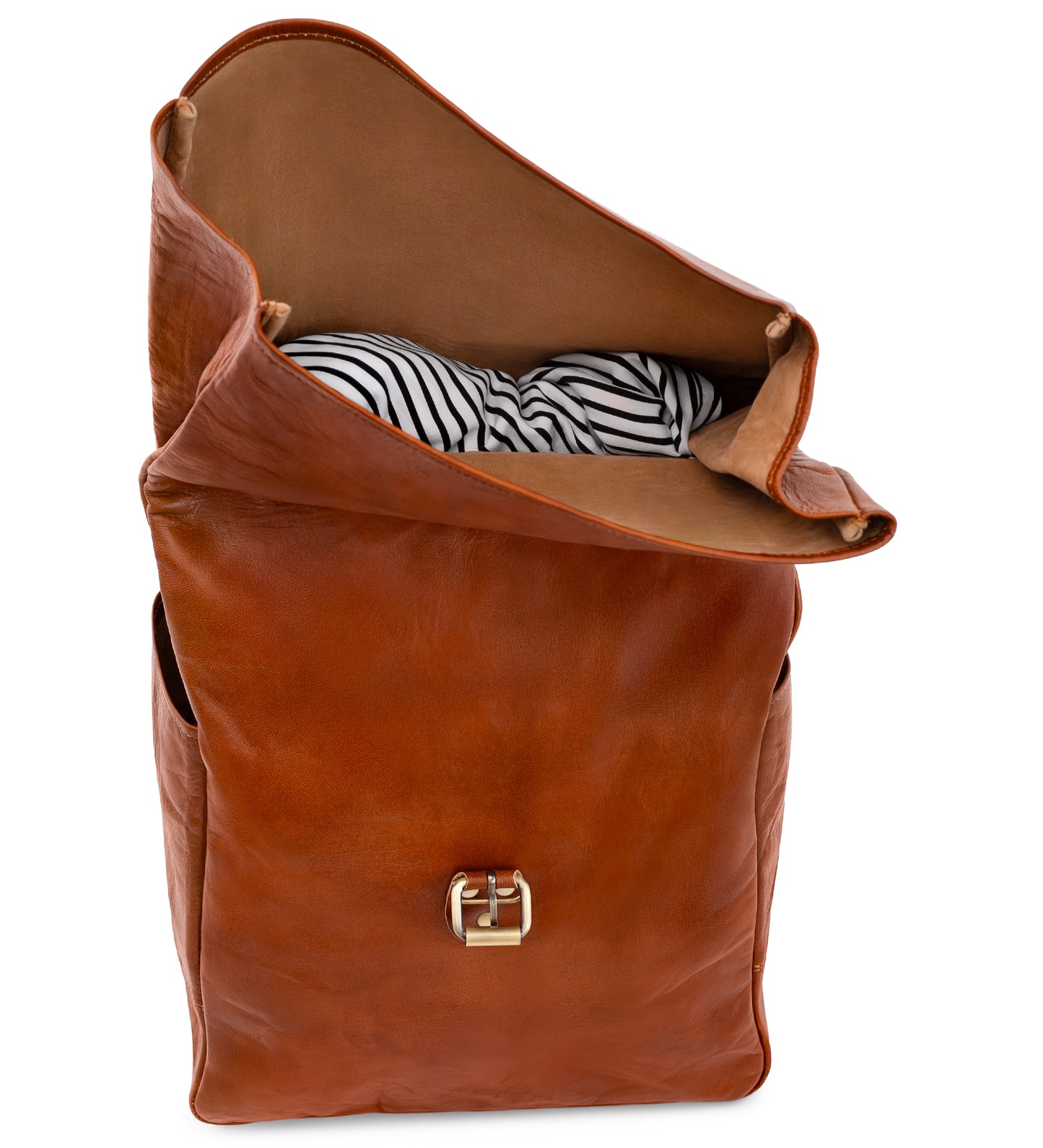 Rolovací kožený batoh – Rolling Pioneer