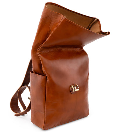 Rolovací kožený batoh – Rolling Pioneer