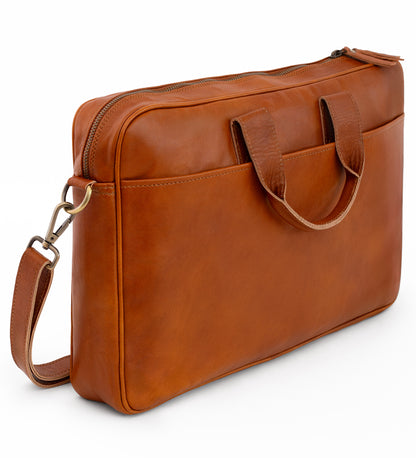 Kožená taška na notebook - Silent Power