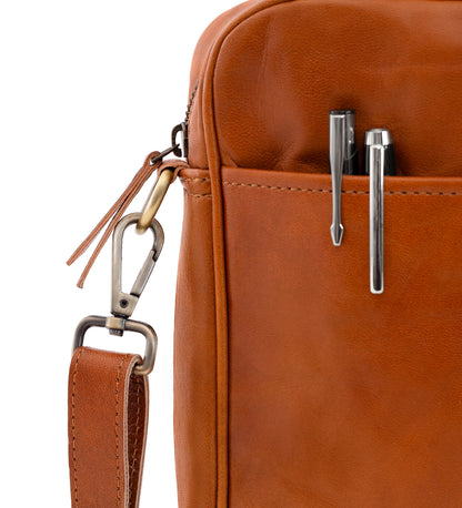 Kožená taška na notebook - Silent Power