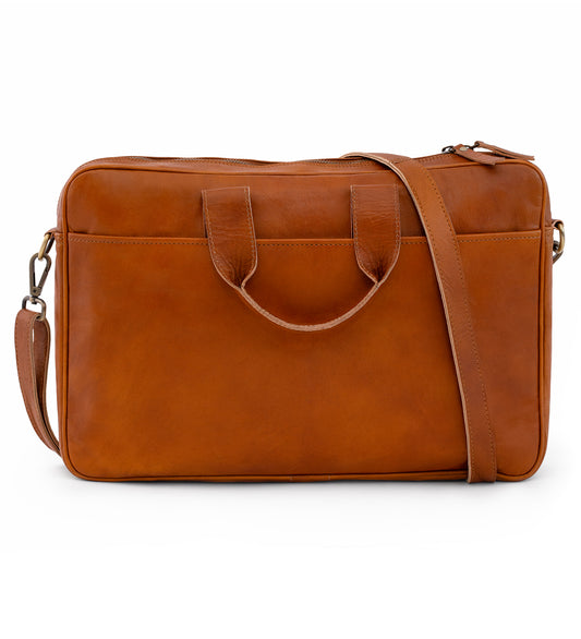 Kožená taška na notebook - Silent Power