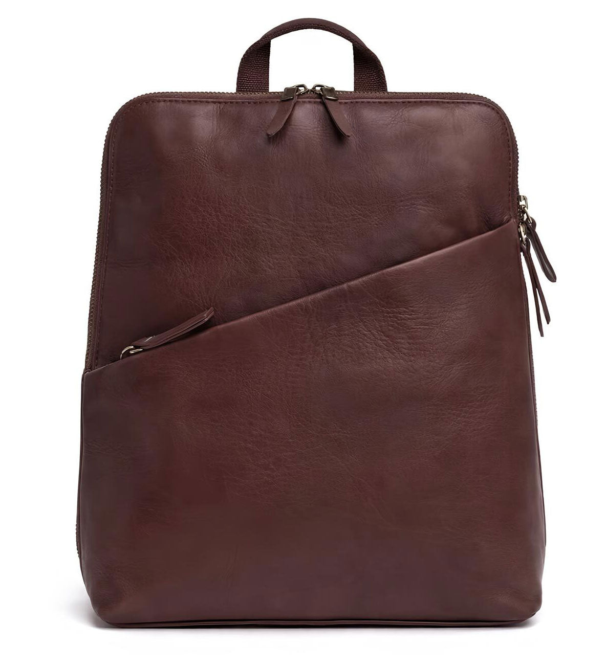 Kožený městský batoh - Slim Elegance