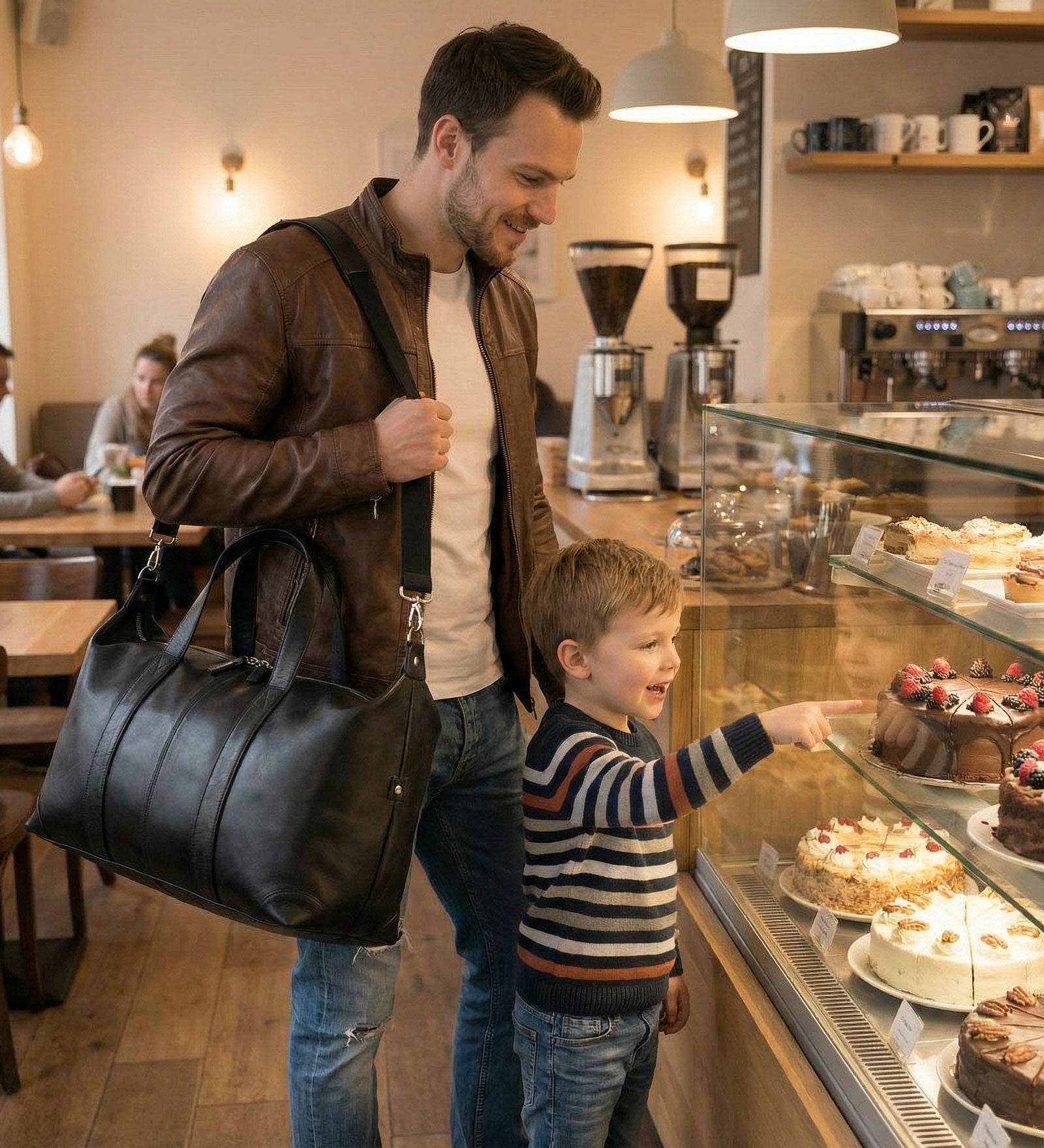 Inspirace pro Vás - Kožená cestovní taška - Travel Weekender