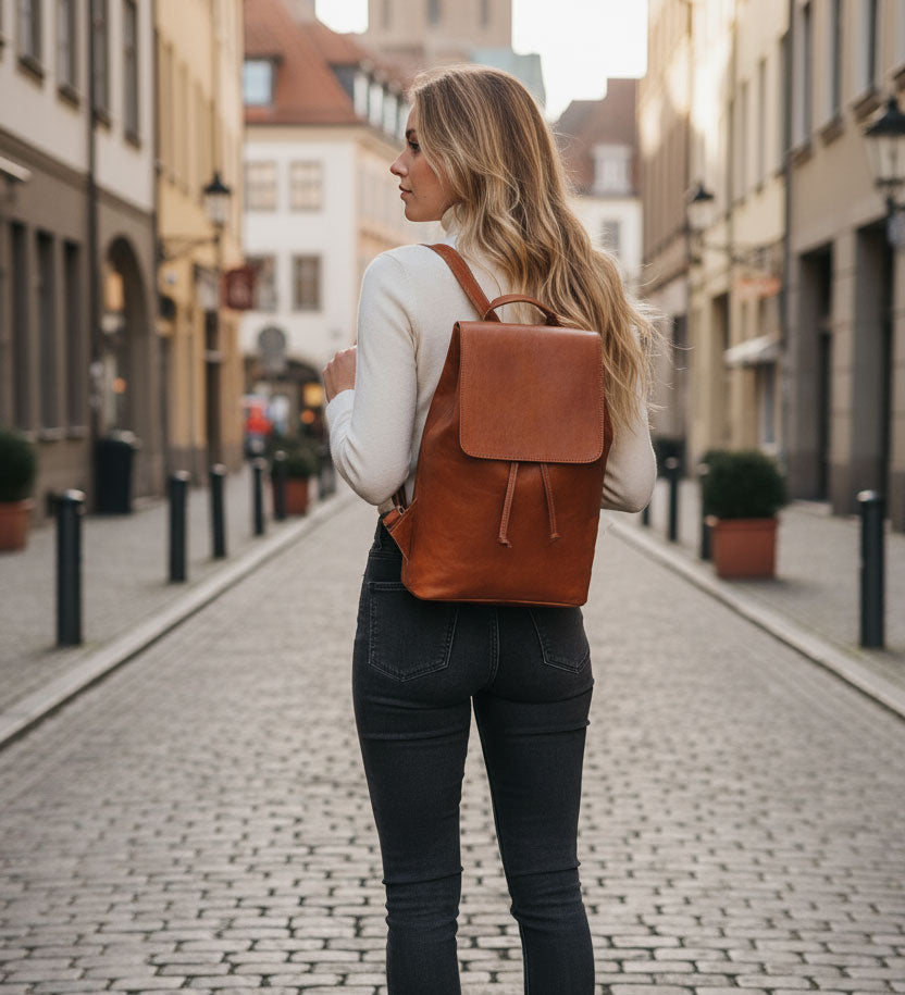 Inspirace pro Vás - Městský kožený batůžek – Urban Explorer