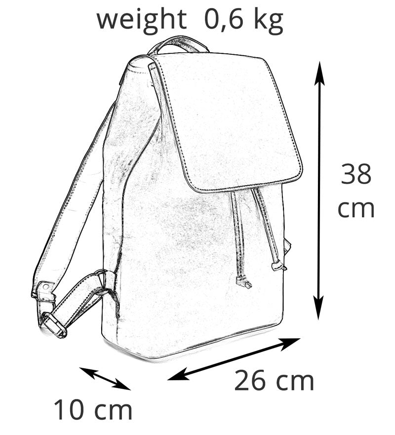 Městský kožený batůžek – Urban Explorer