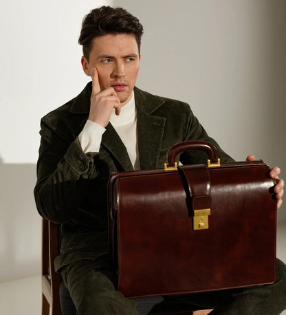 Velká kožená business aktovka - The Firm new