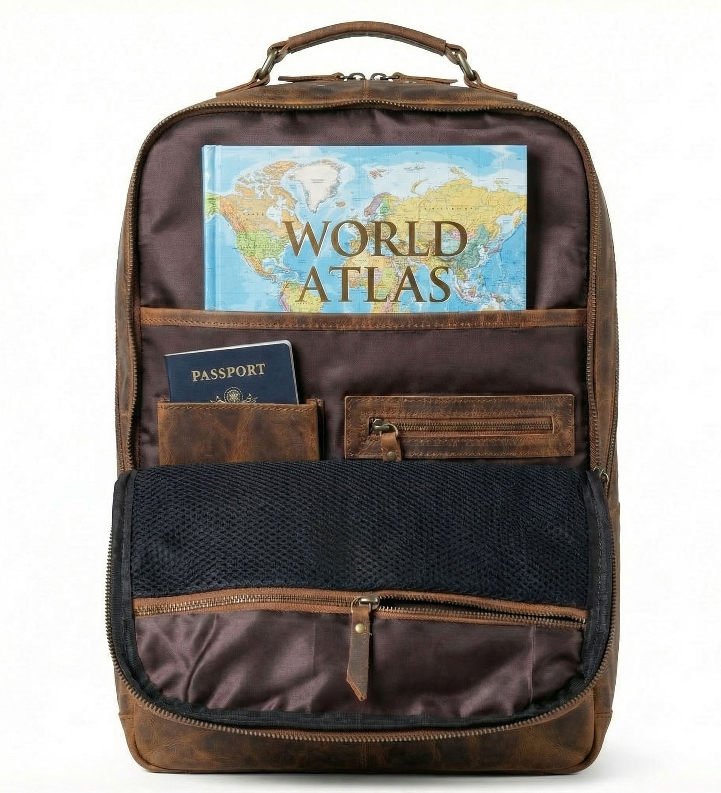 Prémiový batoh z bůvolí kůže - Wild Bull