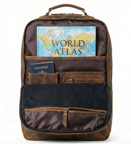 Prémiový batoh z bůvolí kůže - Wild Bull