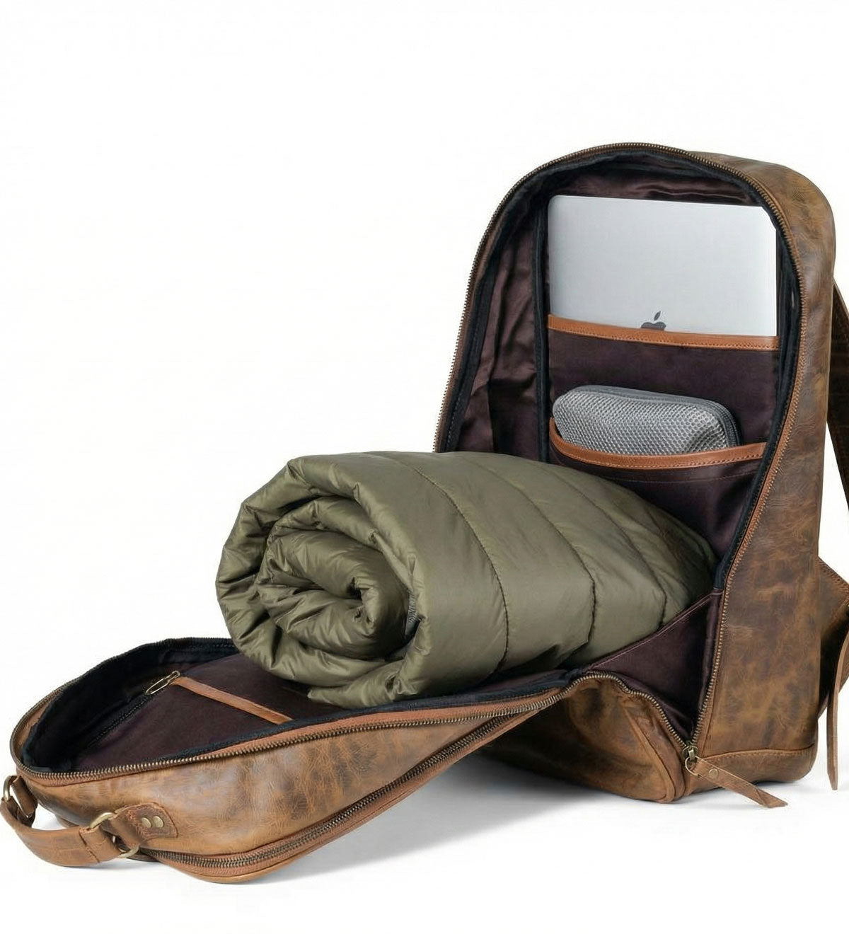 Prémiový batoh z bůvolí kůže - Wild Bull