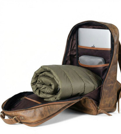 Prémiový batoh z bůvolí kůže - Wild Bull